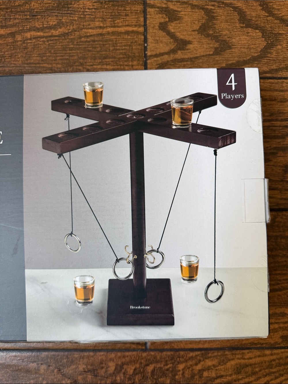 Brookstone Ring Toss Drinking Game - New in Box - Never Opened